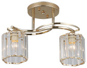 Люстра Hiper Louise H191-5 потолоч. бронза ант./черный