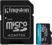 Флеш карта microSDXC 256GB Kingston SDCG4/256GB Canvas Go! Plus A2 + adapter Флеш карта microSDXC 256GB Kingston SDCG4/256GB Canvas Go! Plus A2 + adapter