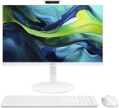 Моноблок Acer Aspire C27-1E13U7UNH 27" Full HD i7 1355U (1.7) 16Gb SSD512Gb Iris Xe CR Eshell GbitEth WiFi BT 90W клавиатура мышь Cam белый 1920x1080