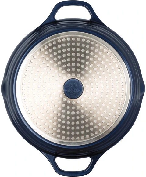 Сотейник Rondell Royal Blue RDA-1547 4.1л. d=28см (с крышкой) синий