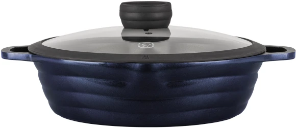 Сотейник Rondell Royal Blue RDA-1547 4.1л. d=28см (с крышкой) синий