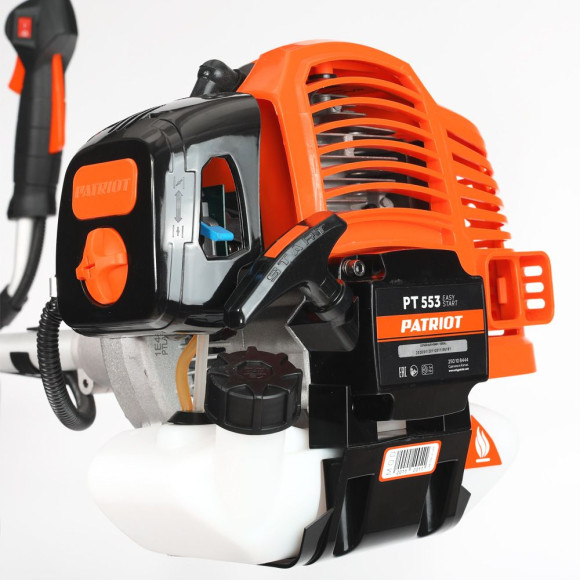 Триммер бензиновый Patriot PT 553 (1+1) 2200Вт 3л.с. неразбор.штан. реж.эл.:леска/нож