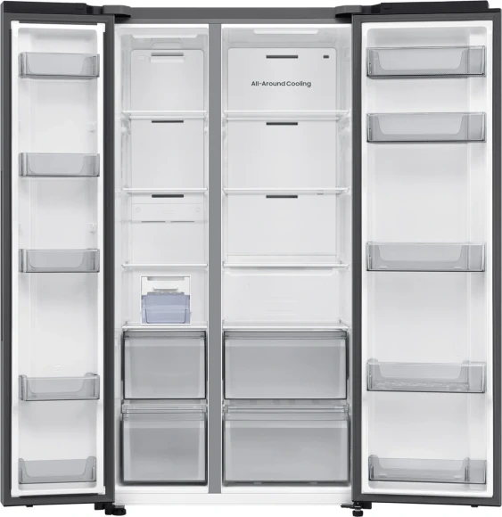 Холодильник Samsung RS70F65QETEO 2-хкамерн. серебристый инвертер