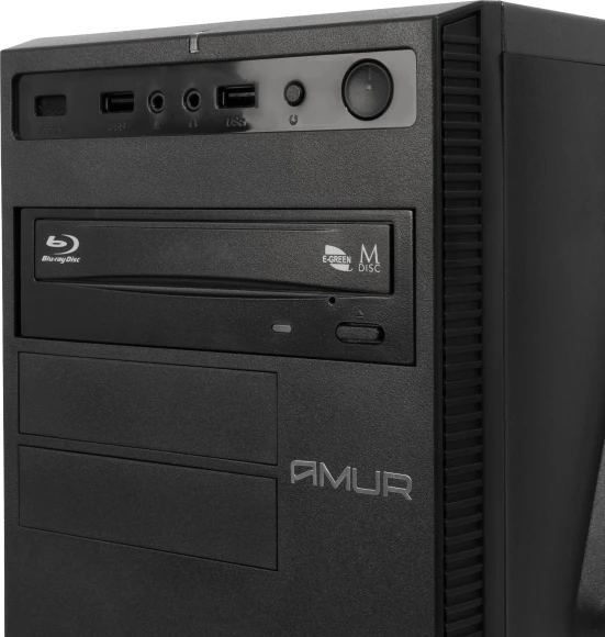 ПК Amur Нарвал A5A12 MT Ryzen 5 5600G (3.9) 16Gb SSD512Gb Vega 7 FreeDOS GbitEth 400W мышь клавиатура черный (RUS) (2146964)