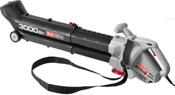 Воздуходувка Зубр ЗПСЭ-3000 3000Вт пит.:от сети серый/черный Воздуходувка Зубр ЗПСЭ-3000 3000Вт пит.:от сети серый/черный
