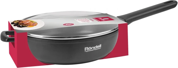 Сотейник Rondell Zeita Neu RDA-1203 3.8л. d=28см (с крышкой) черный