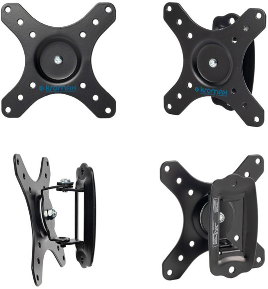 Кронштейн для телевизора Kromax GALACTIC-1 new черный 15"-32" макс.20кг настенный поворот и наклон Кронштейн для телевизора Kromax GALACTIC-1 new черный 15"-32" макс.20кг настенный поворот и наклон