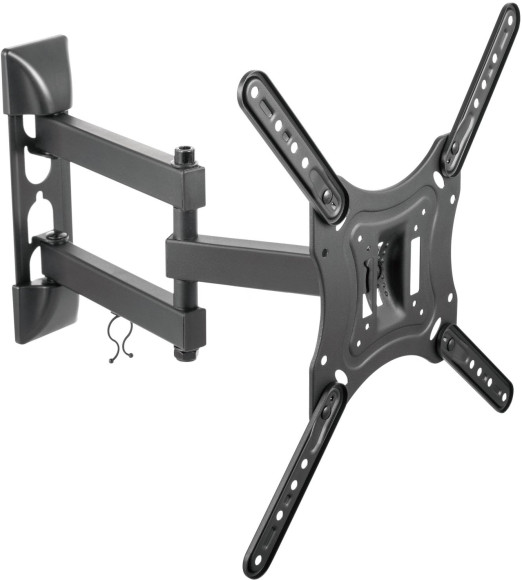 Кронштейн для телевизора Ultramounts UM870 черный 23"-55" макс.30кг настенный поворот и наклон