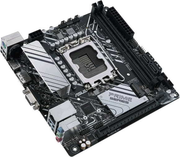 Материнская плата Asus PRIME H610I-PLUS D4-CSM Soc-1700 Intel H610 2xDDR4 mini-ITX AC`97 8ch(7.1) GbLAN+VGA+HDMI+DP Материнская плата Asus PRIME H610I-PLUS D4-CSM Soc-1700 Intel H610 2xDDR4 mini-ITX AC`97 8ch(7.1) GbLAN+VGA+HDMI+DP