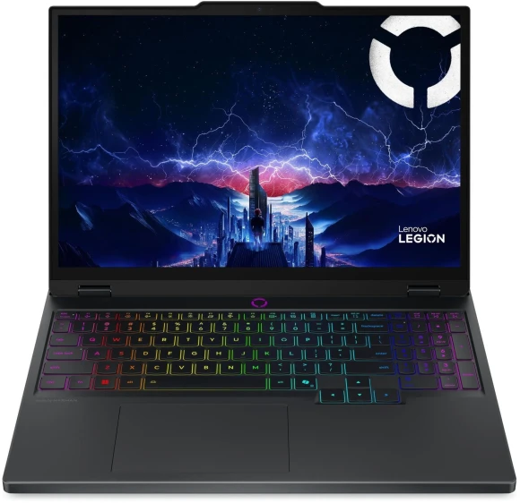 Ноутбук Lenovo Legion Pro 5 16IAX10 Core Ultra 7 255HX 32Gb SSD1Tb NVIDIA GeForce RTX 5060 8Gb 16" OLED WQXGA (2560x1600) без ОС black WiFi BT Cam (83F3000WRK)