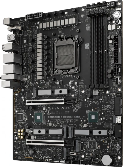 Материнская плата Asus ROG CROSSHAIR X870E HERO Socket AM5 AMD X870E 4xDDR5 ATX AC`97 8ch(7.1) 5Gigabit + 2.5Gigabit Ethernet RAID+HDMI