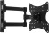 Кронштейн для телевизора Arm Media MARS-4 черный 20"-43" макс.20кг настенный поворот и наклон