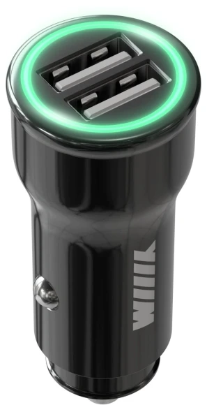 Автомобильное зар./устр. Wiiix UCC-5-2-01-ANT 2.4A (PD) 2xUSB универсальное черный Автомобильное зар./устр. Wiiix UCC-5-2-01-ANT 2.4A (PD) 2xUSB универсальное черный