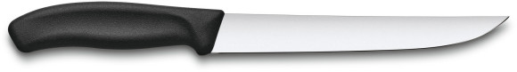 Нож кухонный Victorinox Swiss Classic (6.8103.18B) стальной разделочный лезв.180мм прямая заточка черный блистер Нож кухонный Victorinox Swiss Classic (6.8103.18B) стальной разделочный лезв.180мм прямая заточка черный блистер