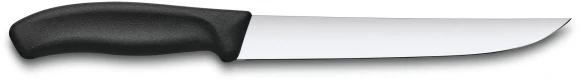 Нож кухонный Victorinox Swiss Classic (6.8103.18B) стальной разделочный лезв.180мм прямая заточка черный блистер Нож кухонный Victorinox Swiss Classic (6.8103.18B) стальной разделочный лезв.180мм прямая заточка черный блистер