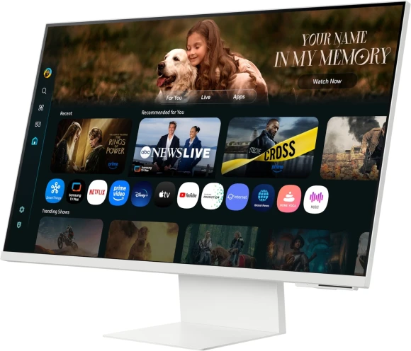 Монитор Samsung 32" S32FM803UIXCI белый VA LED 16:9 HDMI M/M Cam матовая HAS 3000:1 400cd 178гр/178гр 3840x2160 60Hz 4K USB 7кг