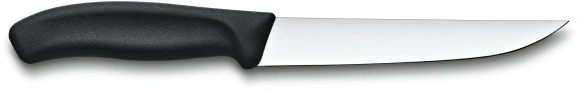 Нож кухонный Victorinox Swiss Classic (6.8103.15B) стальной разделочный лезв.150мм прямая заточка черный блистер