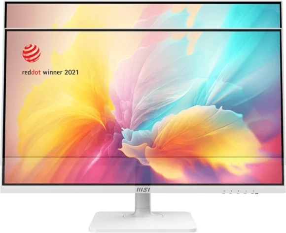 Монитор MSI 27" Modern MD2712PW белый IPS LED 1ms 16:9 HDMI M/M матовая HAS Piv 300cd 178гр/178гр 1920x1080 100Hz FreeSync FHD USB 5.85кг