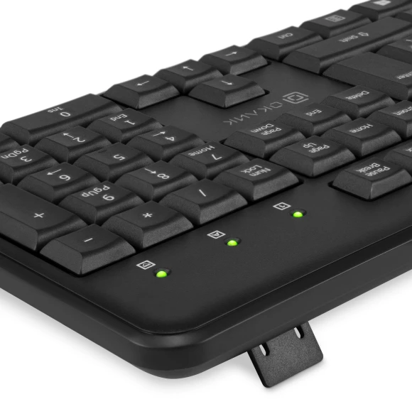 Клавиатура + мышь Оклик S650 клав:черный мышь:черный USB Multimedia (1875246)