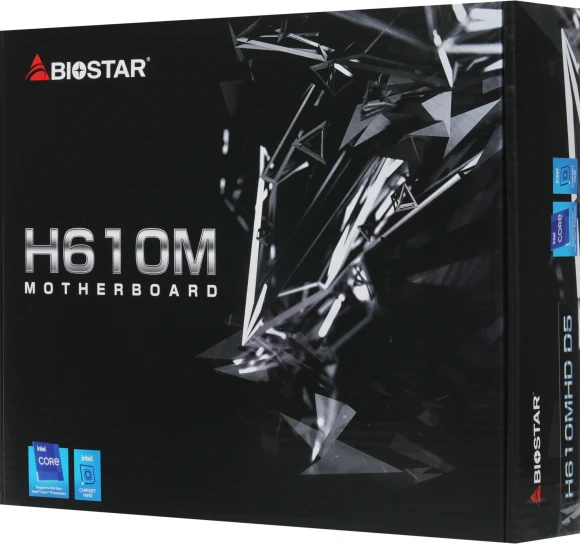 Материнская плата Biostar H610MHD D5 Soc-1700 Intel H610 2xDDR5 mATX AC`97 8ch(7.1) GbLAN+DVI+HDMI