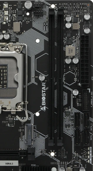 Материнская плата Biostar H610MHD D5 Soc-1700 Intel H610 2xDDR5 mATX AC`97 8ch(7.1) GbLAN+DVI+HDMI