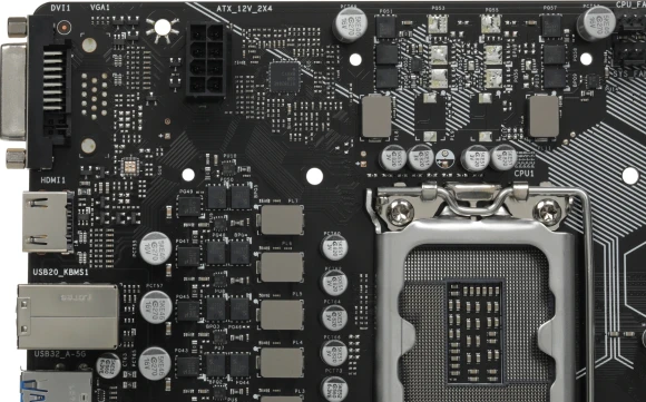 Материнская плата Biostar H610MHD D5 Soc-1700 Intel H610 2xDDR5 mATX AC`97 8ch(7.1) GbLAN+DVI+HDMI