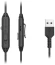 Наушники с микрофоном A4Tech Fstyler FH100U черный 2м накладные USB оголовье (FH100U (STONE BLACK)) Наушники с микрофоном A4Tech Fstyler FH100U черный 2м накладные USB оголовье (FH100U (STONE BLACK))