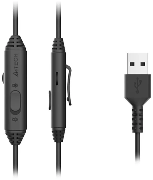 Наушники с микрофоном A4Tech Fstyler FH100U черный 2м накладные USB оголовье (FH100U (STONE BLACK)) Наушники с микрофоном A4Tech Fstyler FH100U черный 2м накладные USB оголовье (FH100U (STONE BLACK))