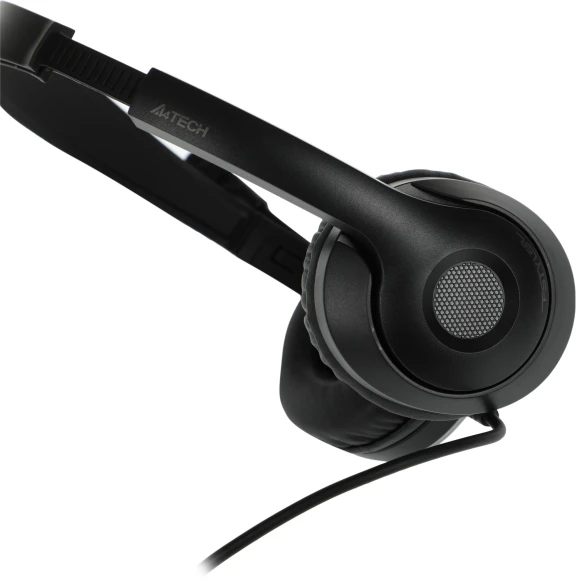 Наушники с микрофоном A4Tech Fstyler FH100U черный 2м накладные USB оголовье (FH100U (STONE BLACK)) Наушники с микрофоном A4Tech Fstyler FH100U черный 2м накладные USB оголовье (FH100U (STONE BLACK))