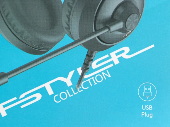Наушники с микрофоном A4Tech Fstyler FH100U черный 2м накладные USB оголовье (FH100U (STONE BLACK)) Наушники с микрофоном A4Tech Fstyler FH100U черный 2м накладные USB оголовье (FH100U (STONE BLACK))