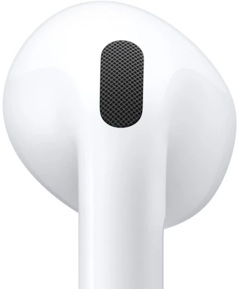 Гарнитура вкладыши Apple AirPods 4 A3050,A3053,A3058 белый беспроводные bluetooth в ушной раковине (MXP63LL/A)