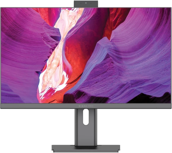 Моноблок Digma Pro Unity 23.8" Full HD i3 1215U (1.2) 8Gb SSD256Gb UHDG CR Linux Ubuntu GbitEth WiFi BT 90W клавиатура мышь Cam серый/черный 1920x1080