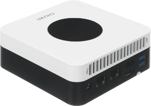 Неттоп Chuwi LarkBox X i3 1220P (1.5) 8Gb SSD256Gb UHDG Windows 11 Pro 2xGbitEth WiFi BT 65W черный/белый