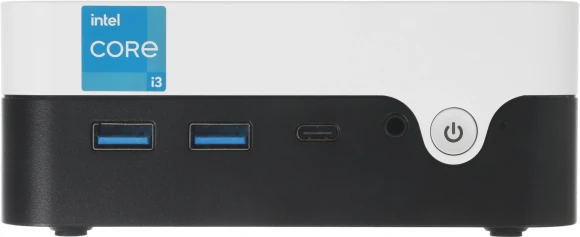 Неттоп Chuwi LarkBox X i3 1220P (1.5) 8Gb SSD256Gb UHDG Windows 11 Pro 2xGbitEth WiFi BT 65W черный/белый