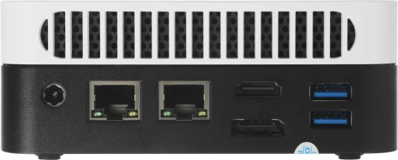 Неттоп Chuwi LarkBox X i3 1220P (1.5) 8Gb SSD256Gb UHDG Windows 11 Pro 2xGbitEth WiFi BT 65W черный/белый