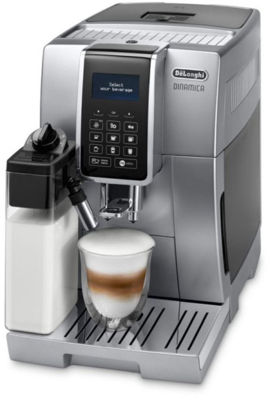 Кофемашина Delonghi Dinamica ECAM350.75.S 1450Вт серебристый
