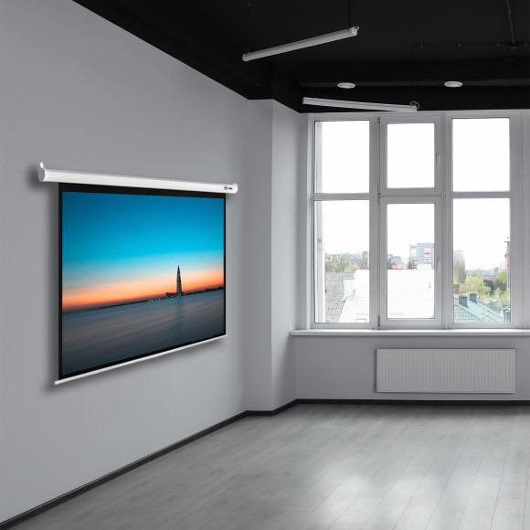 Экран Cactus 98" 150x200см SIlverMotoExpert CS-PSSME-200X150-WT 4:3 настенно-потолочный рулонный белый (моторизованный привод)