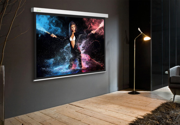 Экран Cactus 100" 180x180см Wallscreen CS-PSW-180x180 1:1 настенно-потолочный рулонный белый