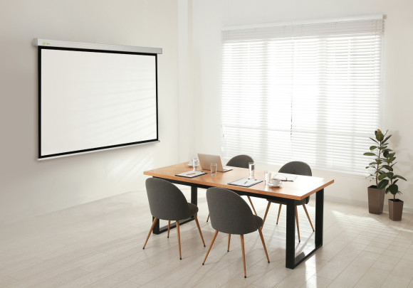 Экран Cactus 100" 180x180см Wallscreen CS-PSW-180x180 1:1 настенно-потолочный рулонный белый