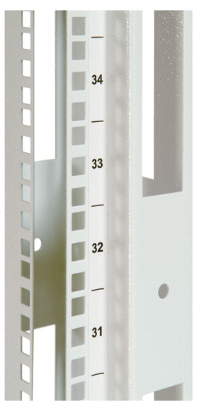 Стойка двухрамная ЦМО СТК-42.2 42U 620ммX800мм направл.под закл.гайки 350кг серый