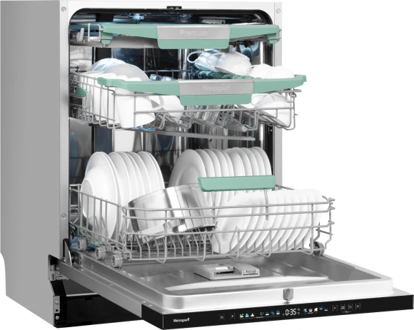 Посудомоечная машина встраив. Weissgauff BDW 6140 Real Touch DC Inverter Timer Floor полноразмерная инвертер Посудомоечная машина встраив. Weissgauff BDW 6140 Real Touch DC Inverter Timer Floor полноразмерная инвертер