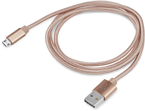 Кабель Buro Braided BHP RET MICUSB-BR USB (m)-micro USB (m) 1м золотистый Кабель Buro Braided BHP RET MICUSB-BR USB (m)-micro USB (m) 1м золотистый