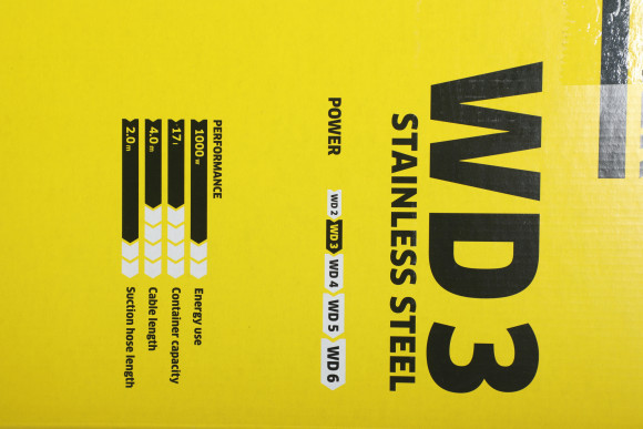 Строительный пылесос Karcher WD 3 S V-17/4/20 1000Вт (уборка: сухая/сбор воды) желтый