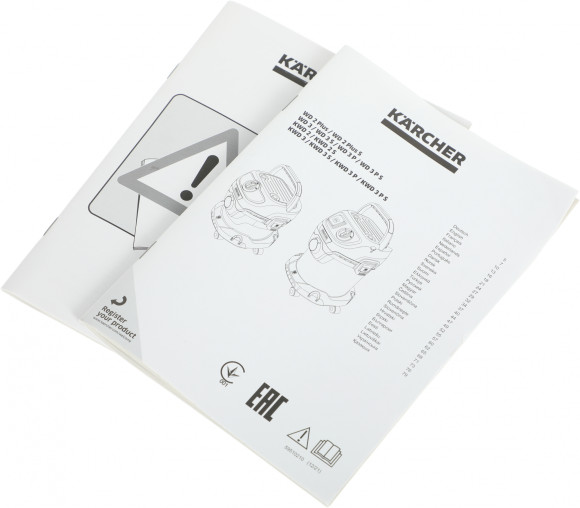 Строительный пылесос Karcher WD 3 S V-17/4/20 1000Вт (уборка: сухая/сбор воды) желтый