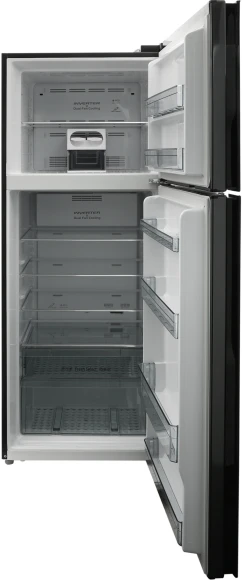 Холодильник Hitachi HRTN7489DF BBKCS 2-хкамерн. черный глянц. инвертер