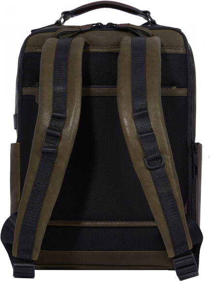 Рюкзак Piquadro Harper CA6289AP/VETM зеленый/темно-коричневый кожа