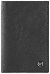 Обложка для документов Piquadro Black Square PP5255B3/N черный натур.кожа Обложка для документов Piquadro Black Square PP5255B3/N черный натур.кожа