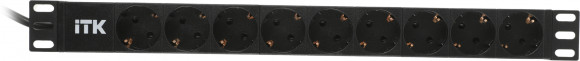 Блок распределения питания ITK PH22-9D1-P гор.размещ. 9xSchuko базовые 16A Schuko 2м