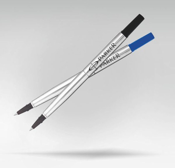 Стержень роллер Parker Quink Z01 (1950325) M 0.7мм черные чернила блистер (2шт)