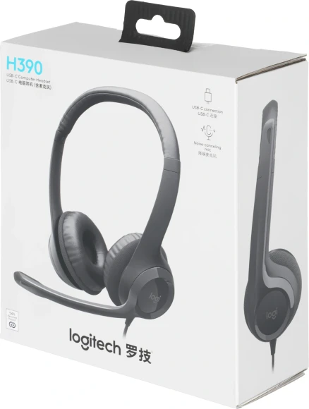 Наушники с микрофоном Logitech H390 черный 1.9м накладные USB оголовье (981-001578) Наушники с микрофоном Logitech H390 черный 1.9м накладные USB оголовье (981-001578)